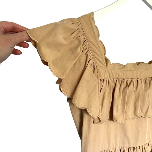 Hunter Bell Ramsey Dress Khaki Size 2 - Picture 7 of 12